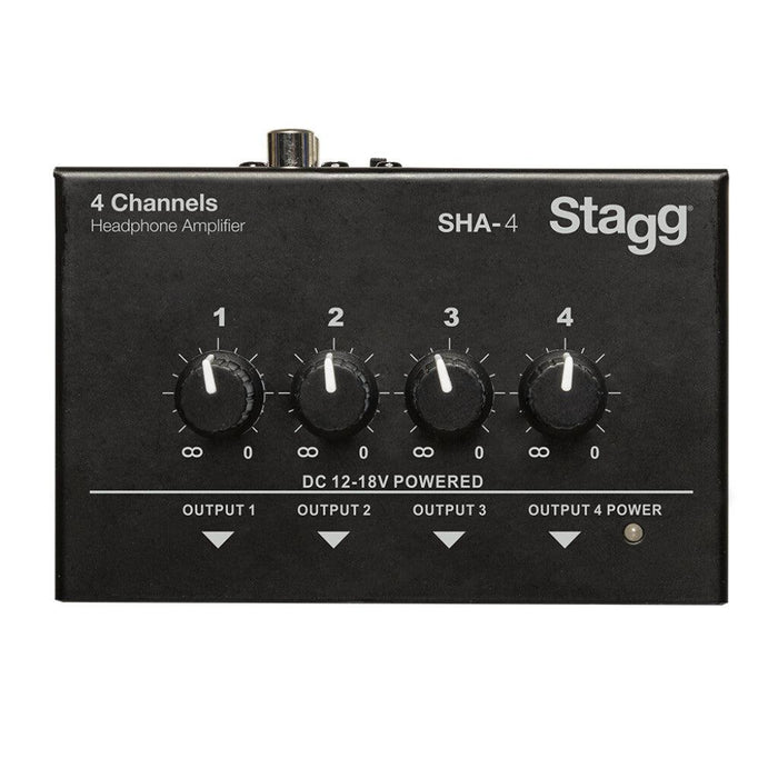 Stagg SHA-4 4-kanals stereohörlursförstärkare