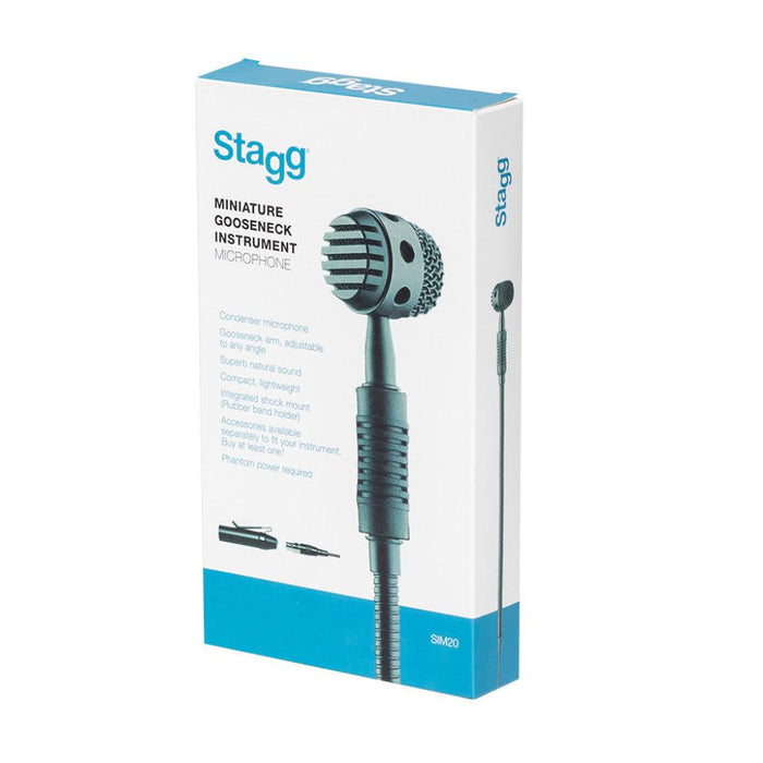 Stagg SIM20 miniatyr svanhals instrumentmikrofon