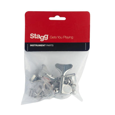 Stagg SP-MHBS-4X1CH 4 X 1 Mekanism för basgitarr, krom