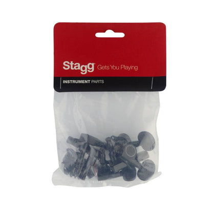 Stagg SP-MHWS-BKBB 2 X 3 mekanikker til western guitar, sort
