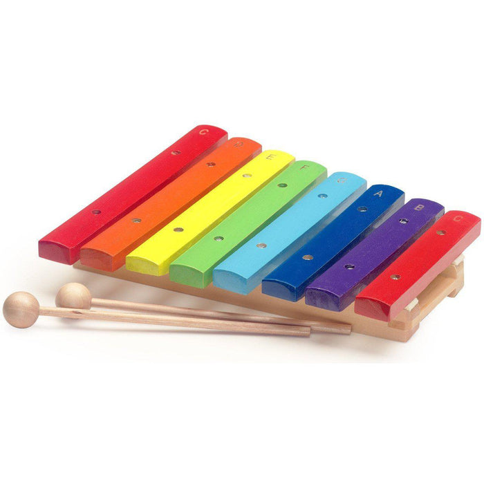 Stagg Xylofon med 8 färgkodade nycklar
