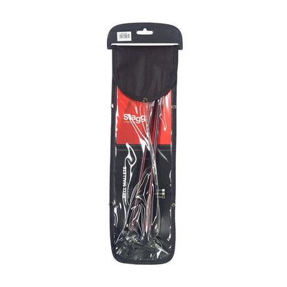 Stagg gummi kølle med kugleformet hoved og ahorn skaft.