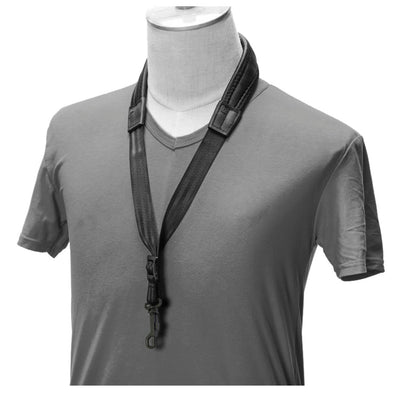 Stagg justerbar saxofonrem i mjuk neopren - svart