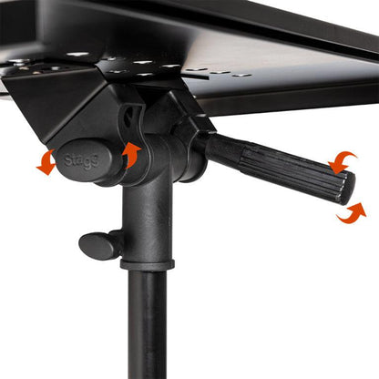 Stagg laptop stand med ekstra bord