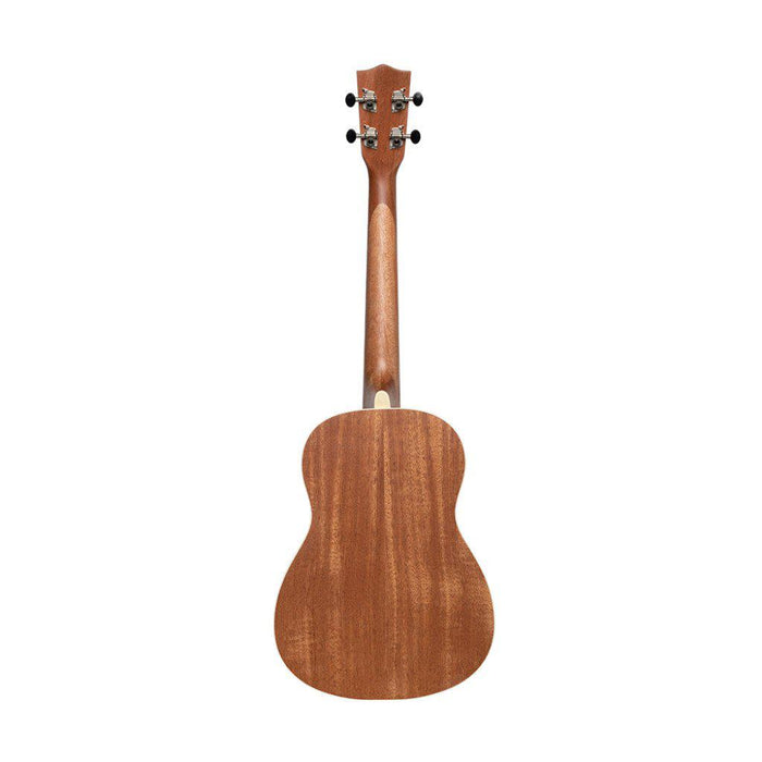 Stagg sopran ukulele med topp i gran och svart nylonbaksida