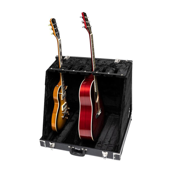 Stagg stativfodral för 6 elektriska eller 3 akustiska gitarrer