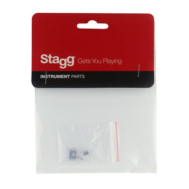 Stagg stränghållare för elgitarr, vintage stil i krom