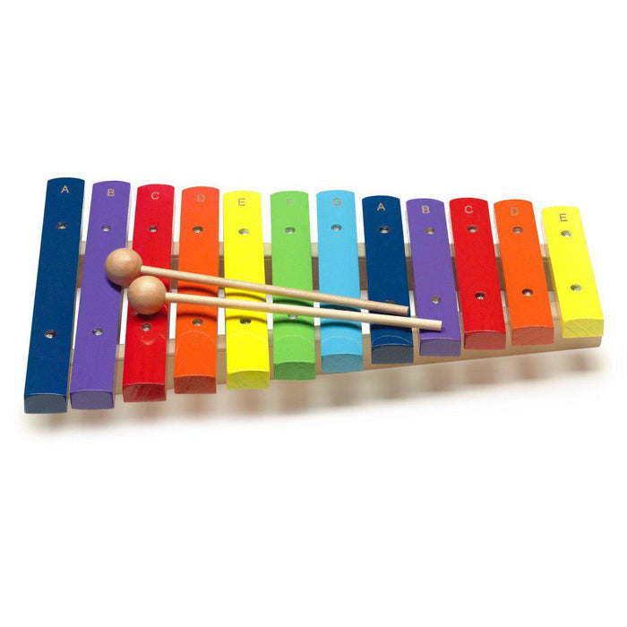 Stagg xylofon med 12 färgkodade nycklar