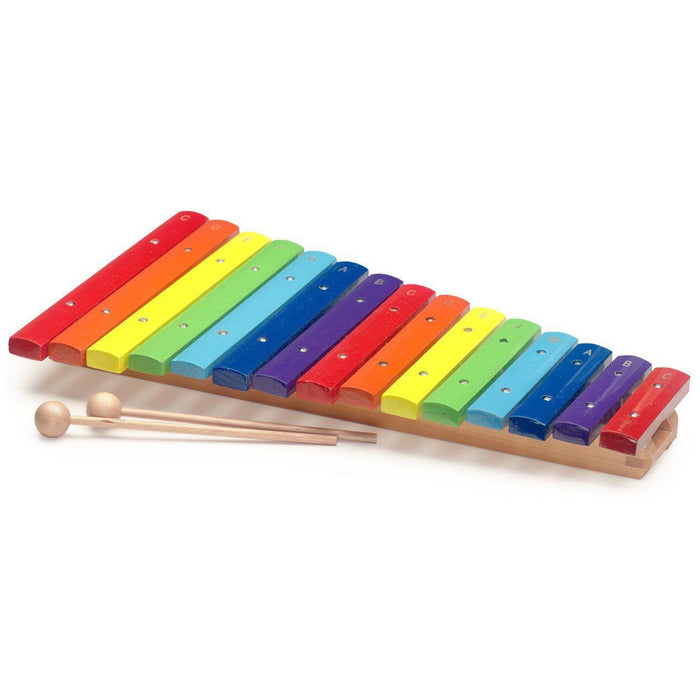 Stagg xylofon med 15 färgkodade nycklar