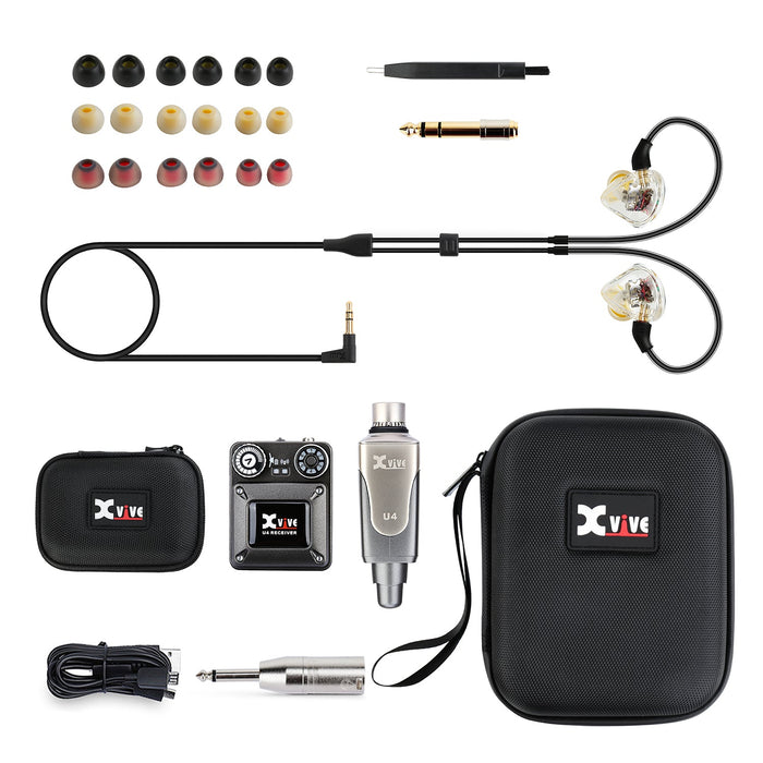 Xvive U4T9 - Digital In-Ear trådlöst system inkl. T9 In Ear-hörlurar